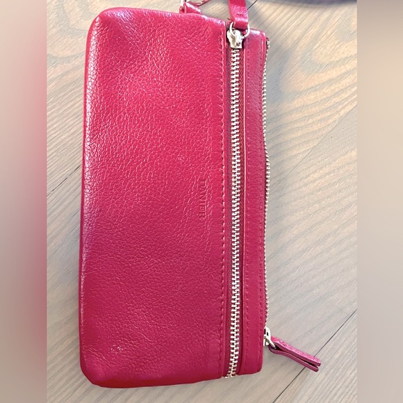 Danier Red Leather Wrislet (New) - Picture 1 of 5